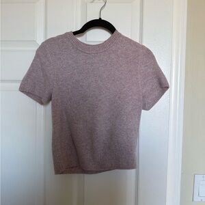 Abercrombie & Fitch Mauve Knit Crewneck